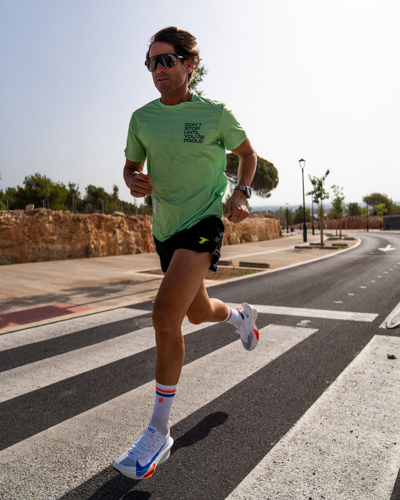 DON´T STOP PISTACHIO - UNISEX SHORT SLEEVE RUNNING TOP