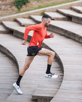 MERINO ORANGE - UNISEX LONG SLEEVE RUNNING TOP